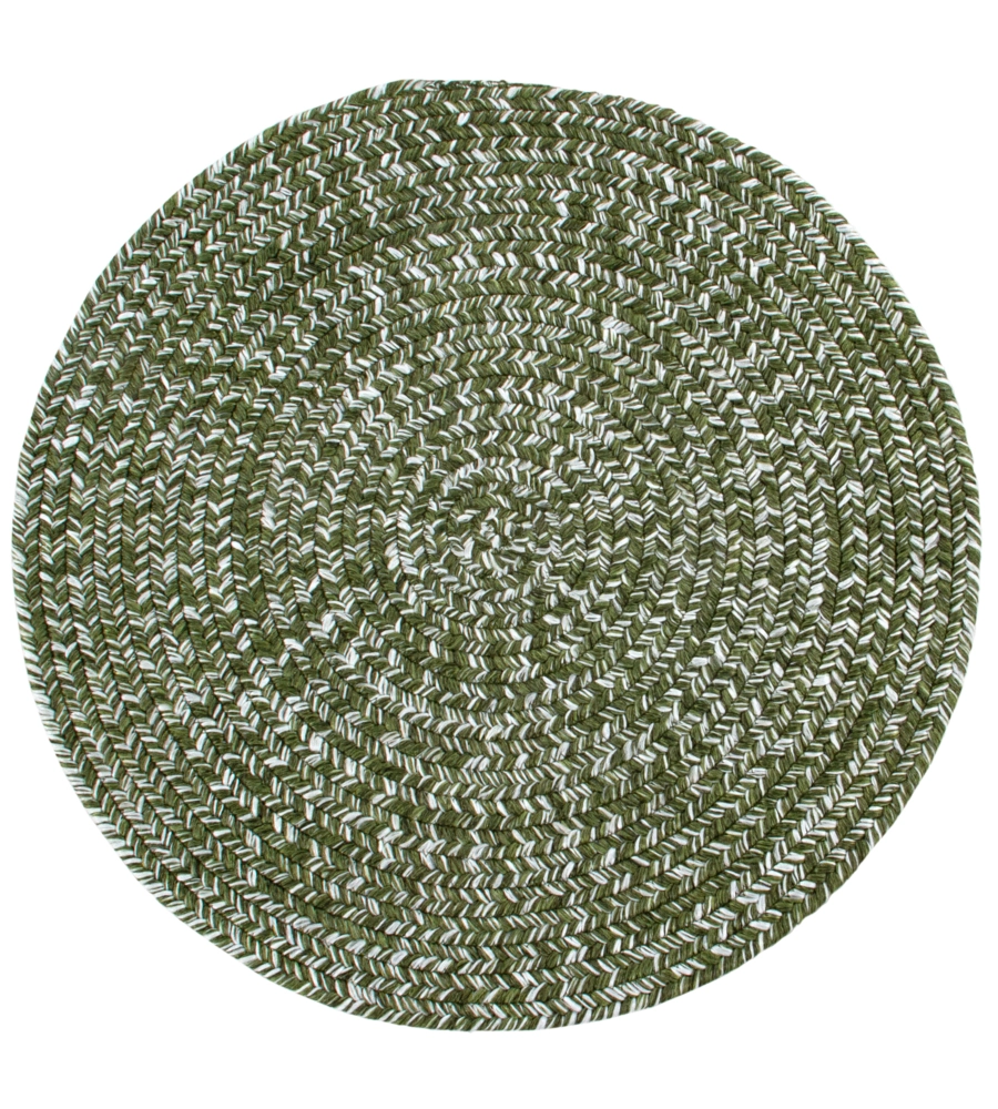 Tappeto "solid" rotondo verde, Ø 120 cm