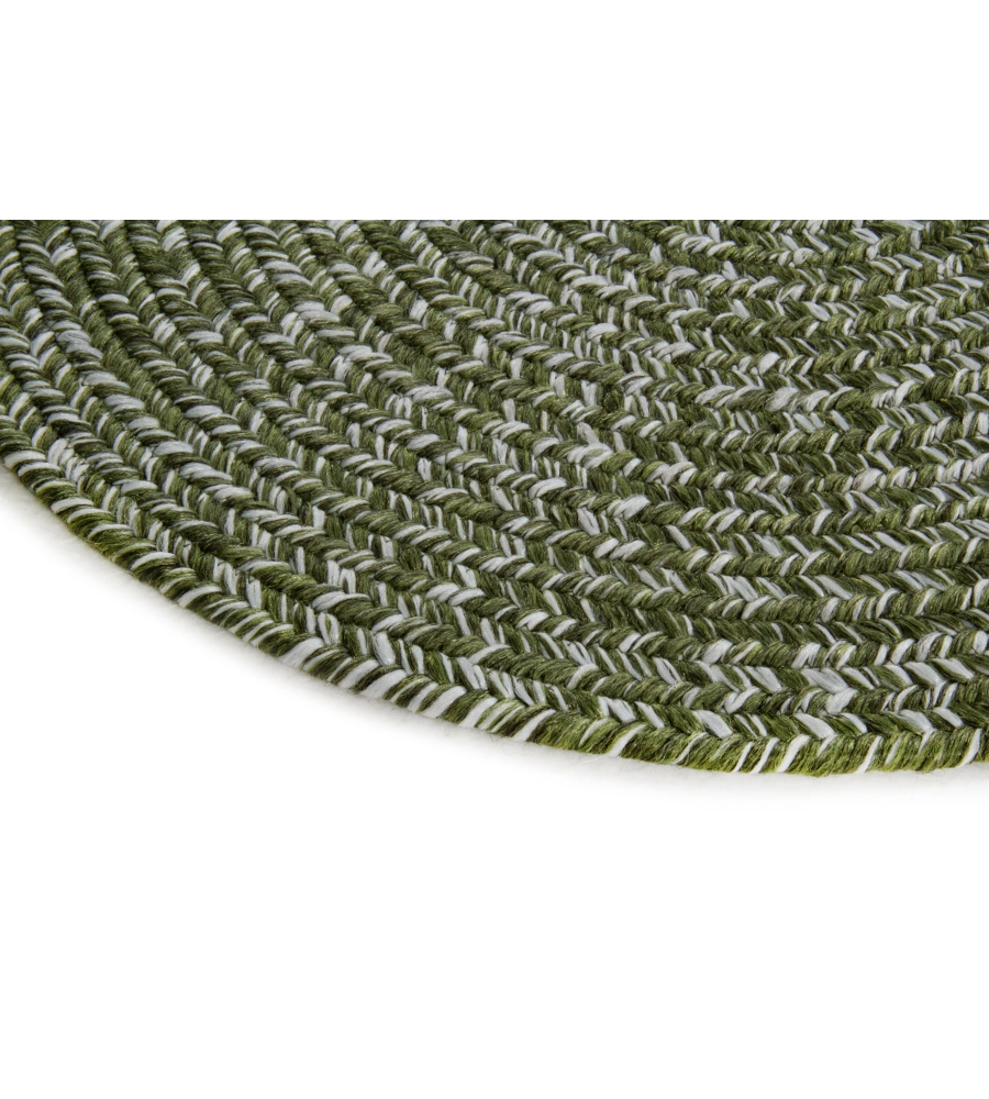 Tappeto "solid" rotondo verde, Ø 120 cm