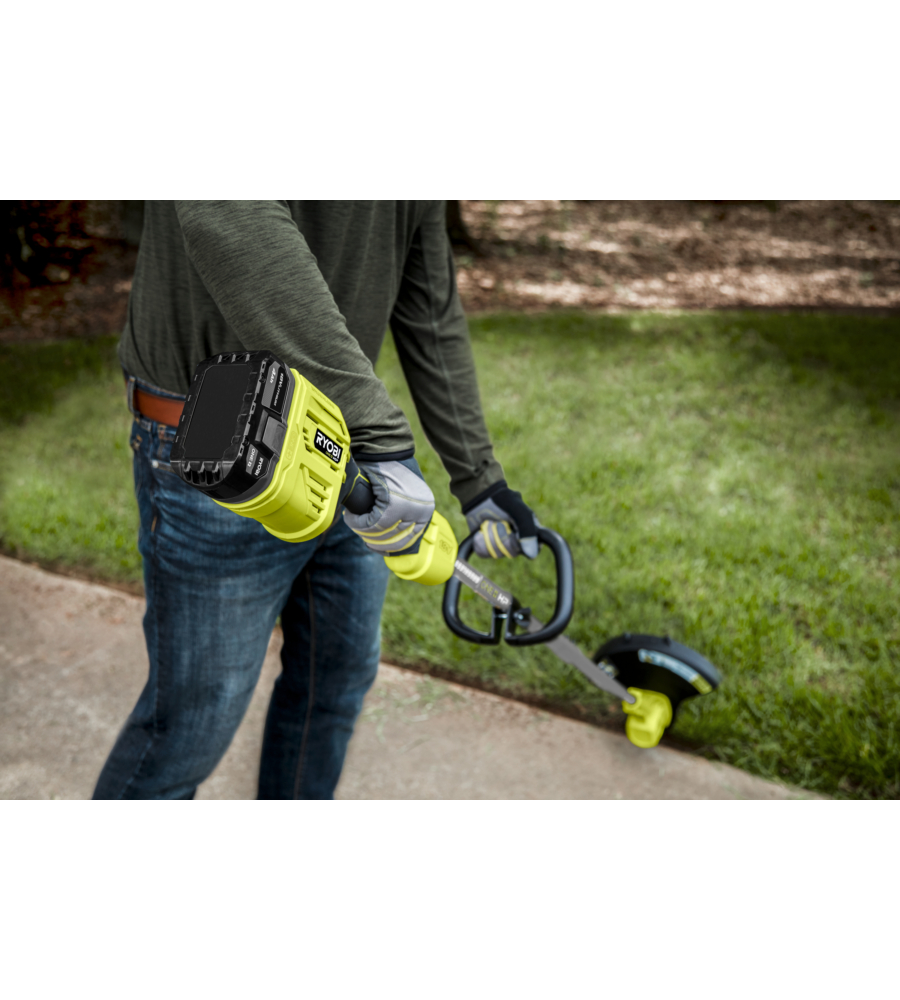 Decespugliatore a batteria con motore brushless ryobi "ry18ltx33a-0" solo corpo macchina batteria non inclusa, 18 v