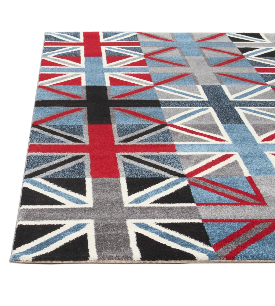 Tappeto "metropolitan uk flags" multicolor, 190x133 cm