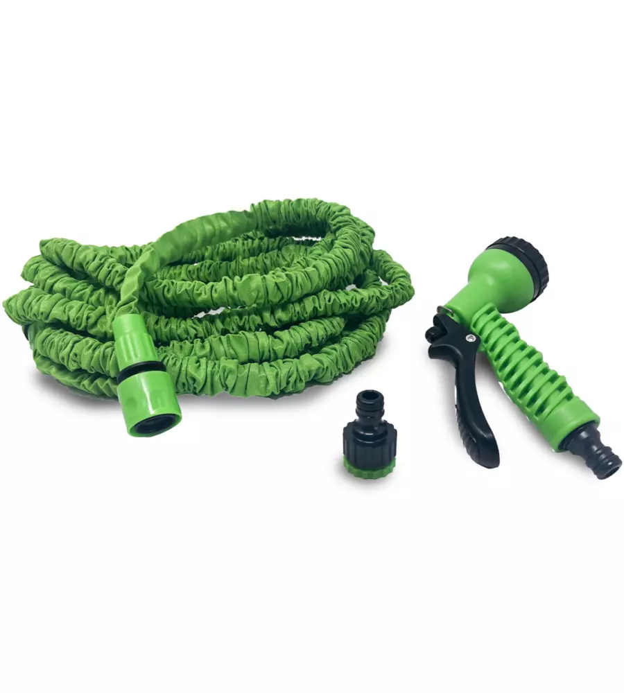 Tubo per giardino gf garden auto estensibile da 7.5 a 22,5 m