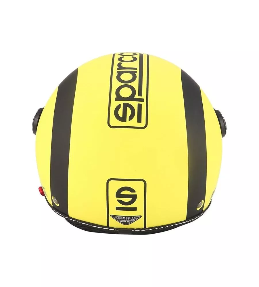 Casco moto sparco "sp501" giallo fluo, tg xl