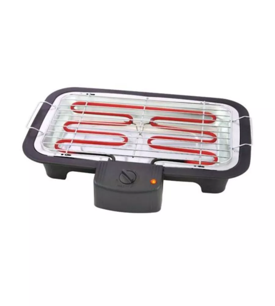 Barbecue elettrico da tavolo con griglia 37x21 cm, 2000 w