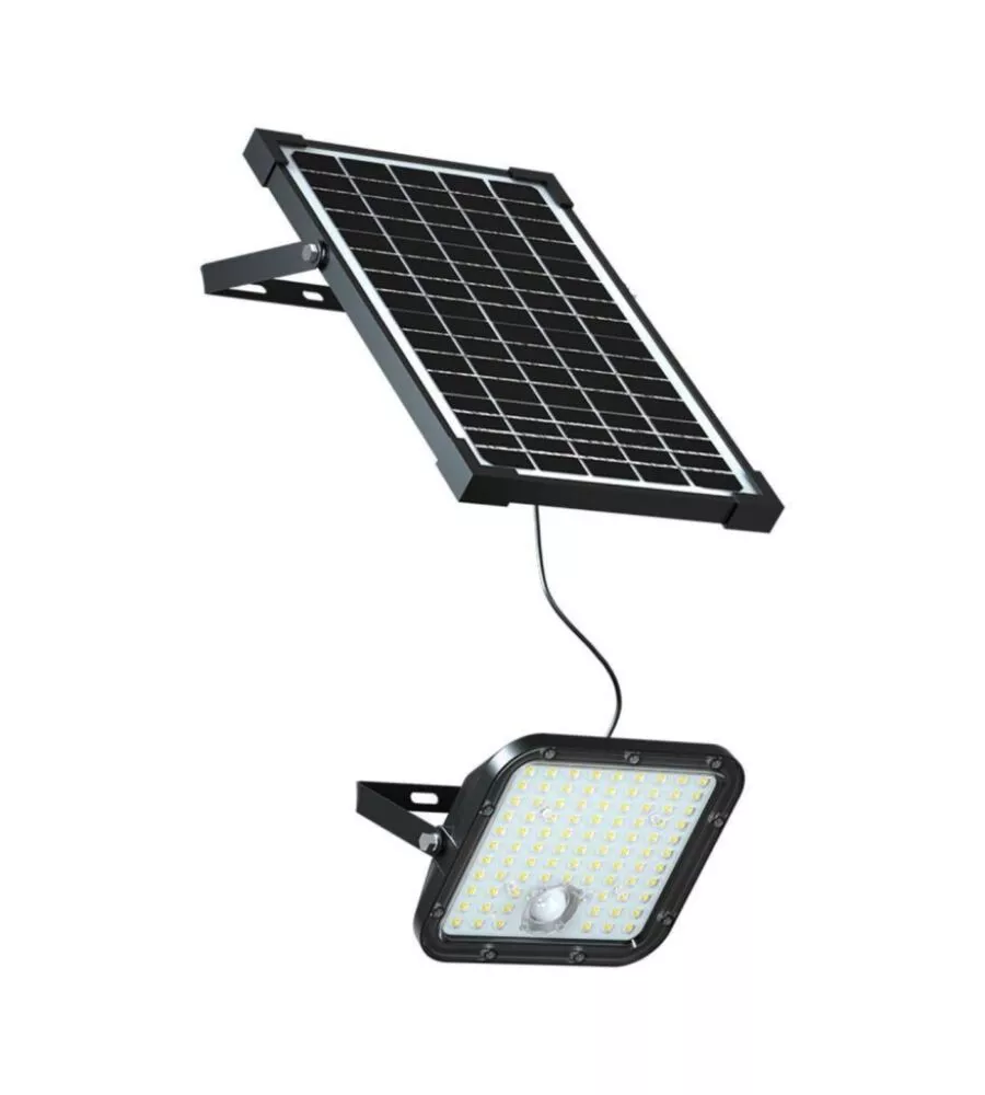 Pannello led a ricarica solare 12,5 w, 6400k