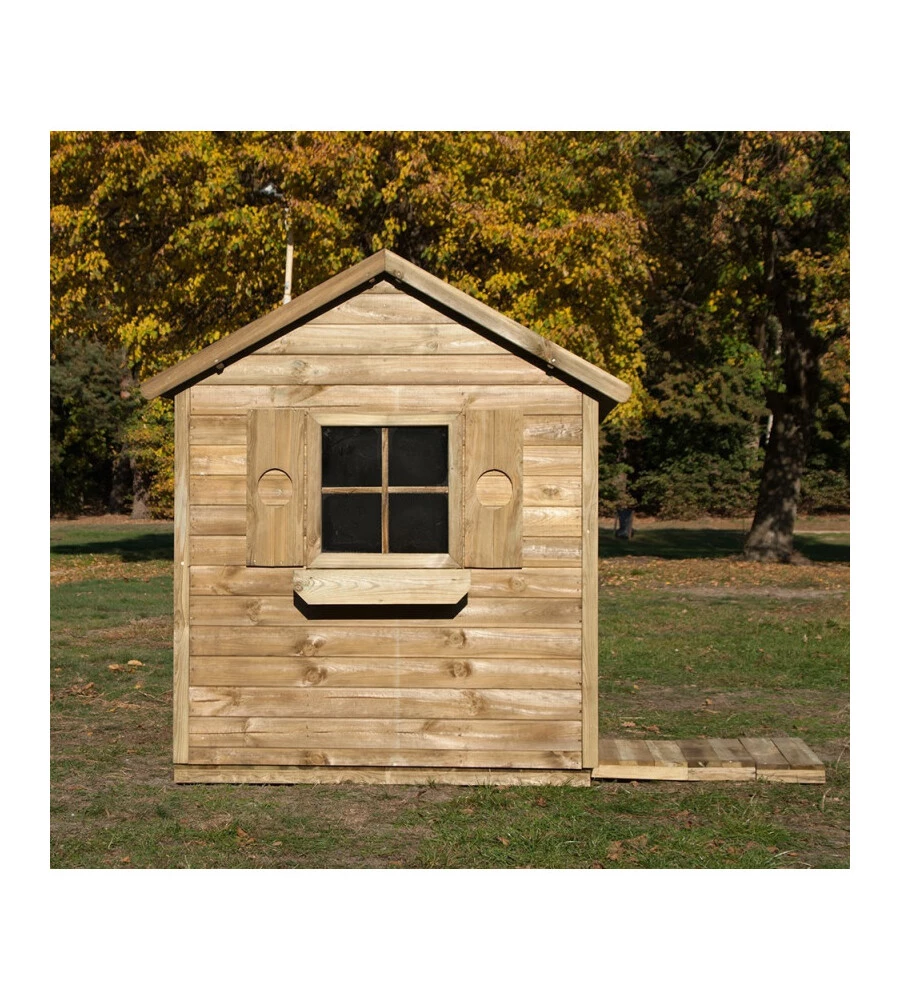 Casetta da giardino per bambini in legno domus "mattia", 161x127x158 cm