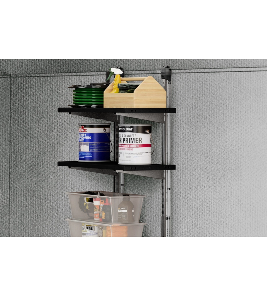 Kit scaffalatura per casette keter "shelving kit 70" in metallo, 70x30 cm