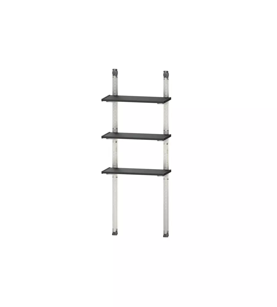 Kit scaffalatura per casette keter "shelving kit 70" in metallo, 70x30 cm