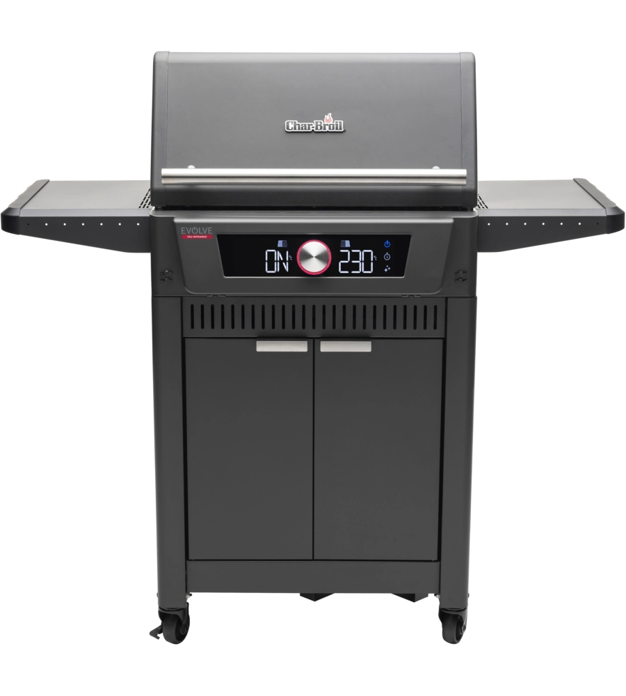 Barbecue a gas char broil "evolve gas" in acciaio con 4 bruciatori e controllo wifi, 127,8x61,1x121,3 cm