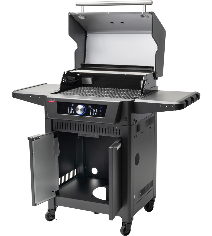 Barbecue a gas char broil "evolve gas" in acciaio con 4 bruciatori e controllo wifi, 127,8x61,1x121,3 cm