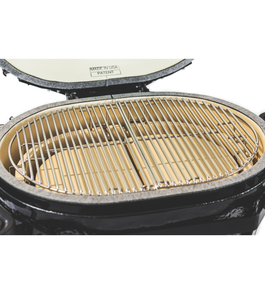 Barbecue a carbone primo "kamado large charcoal all-in-one" in ceramica, 76x63x114 cm