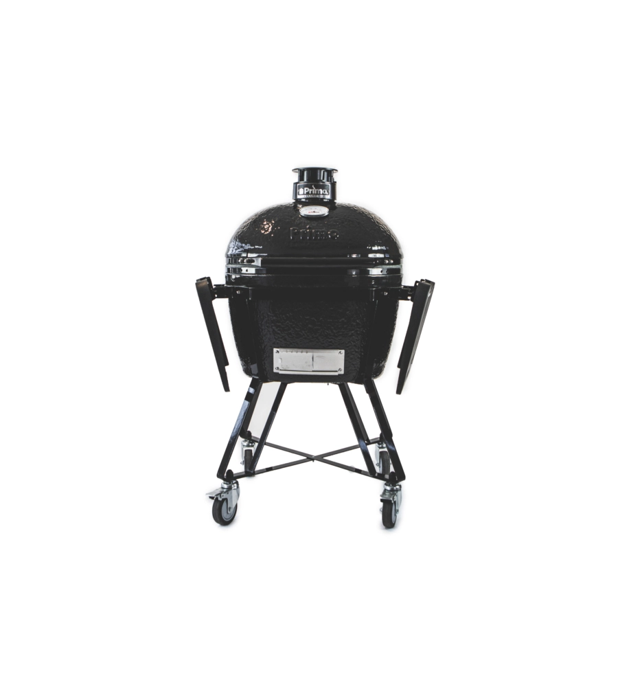 Barbecue a carbone primo "kamado large charcoal all-in-one" in ceramica, 76x63x114 cm