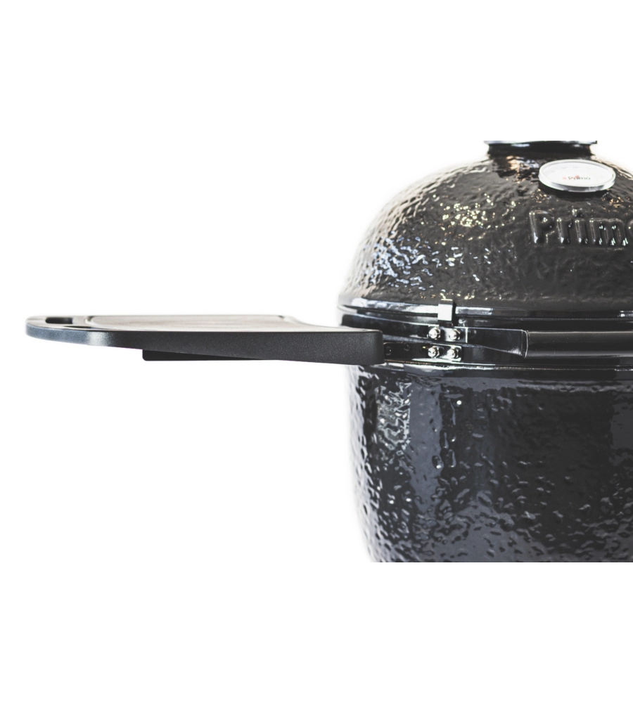 Barbecue a carbone primo "kamado round all-in-one" in ceramica, 95x77x116 cm