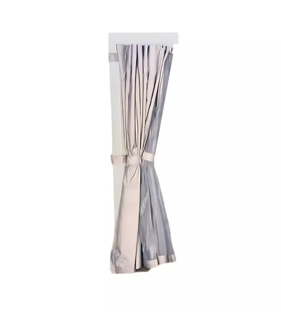 Set 4 tende zanzariere per pergola riviera "magnolia" grigio chiaro 300x400 cm