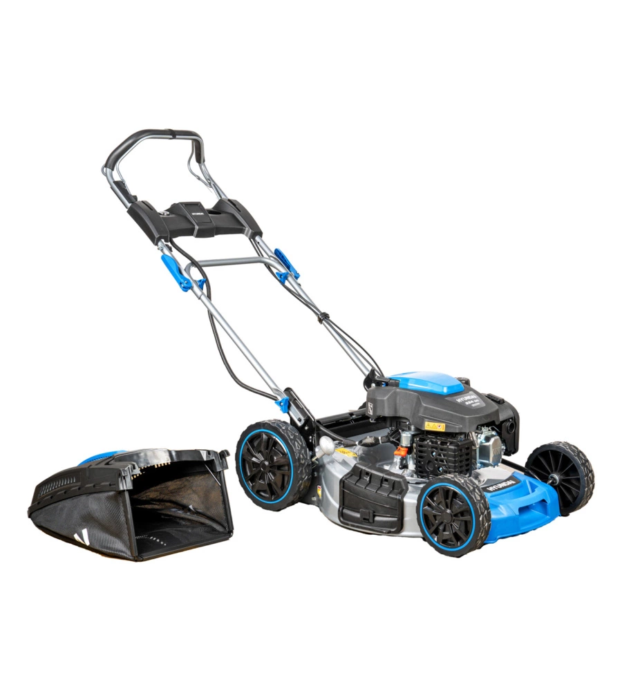 Tagliaerba a scoppio trazionato hyundai taglio da 56 cm 224 cc con avviamento elettrico - cod. 65831