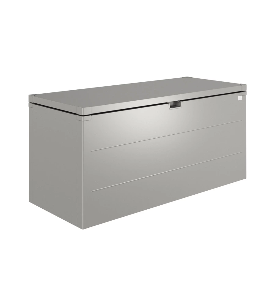 Baule da esterno biohort "stylebox 170" in acciaio zincato colore grigio quarzo metallizzato, b380710