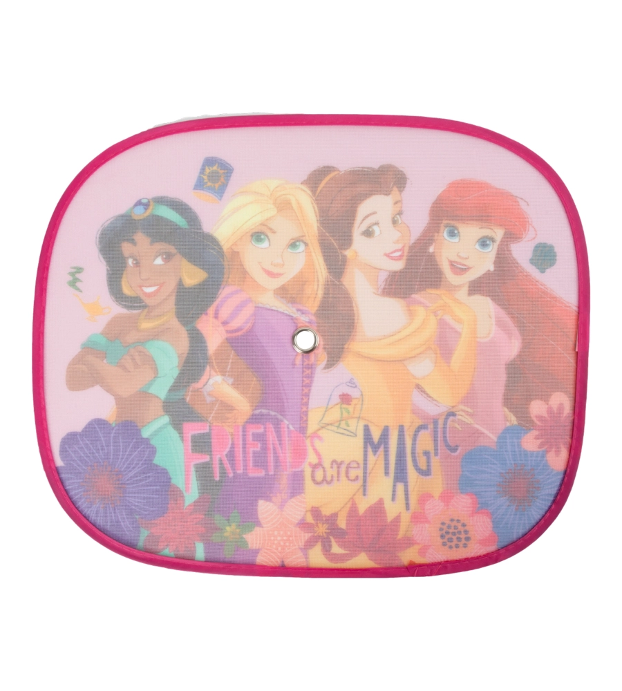 Coppia tendine auto laterali "disney princess", 44x35 cm