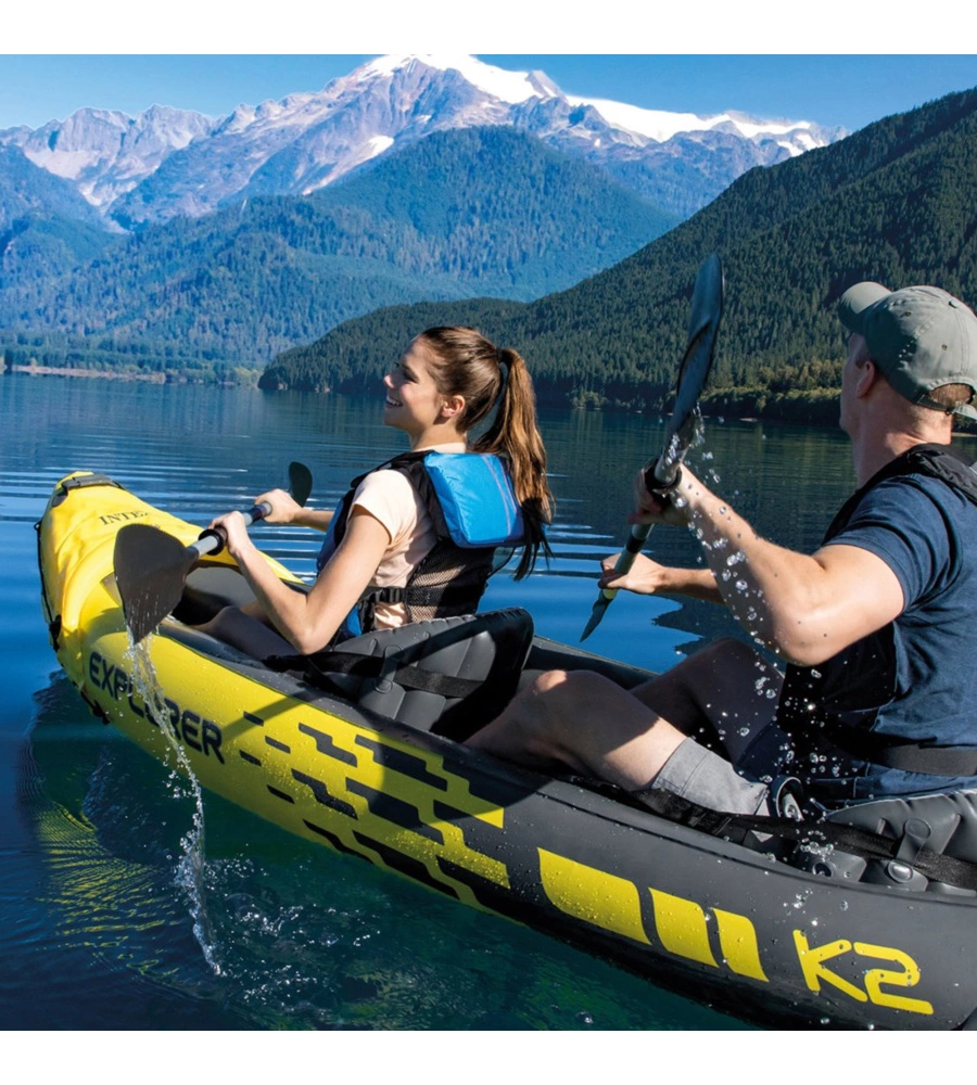 Kayak gonfiabile intex "explorer k2" 2 persone 312x91x51 cm