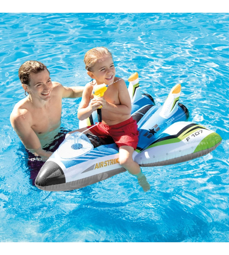 Gioco gonfiabile intex "aquascooter" con pistola ad acqua 117x117 cm