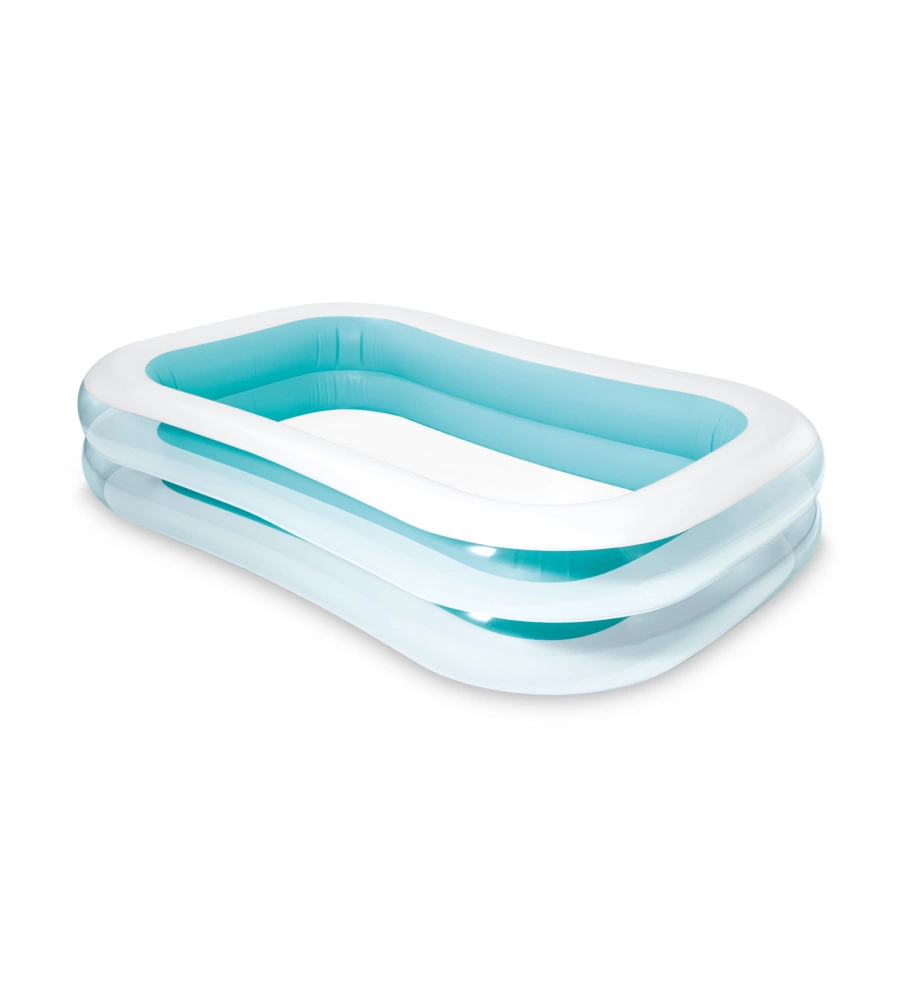 Piscina gonfiabile rettangolare per bambini intex "family" 262x175x56 cm