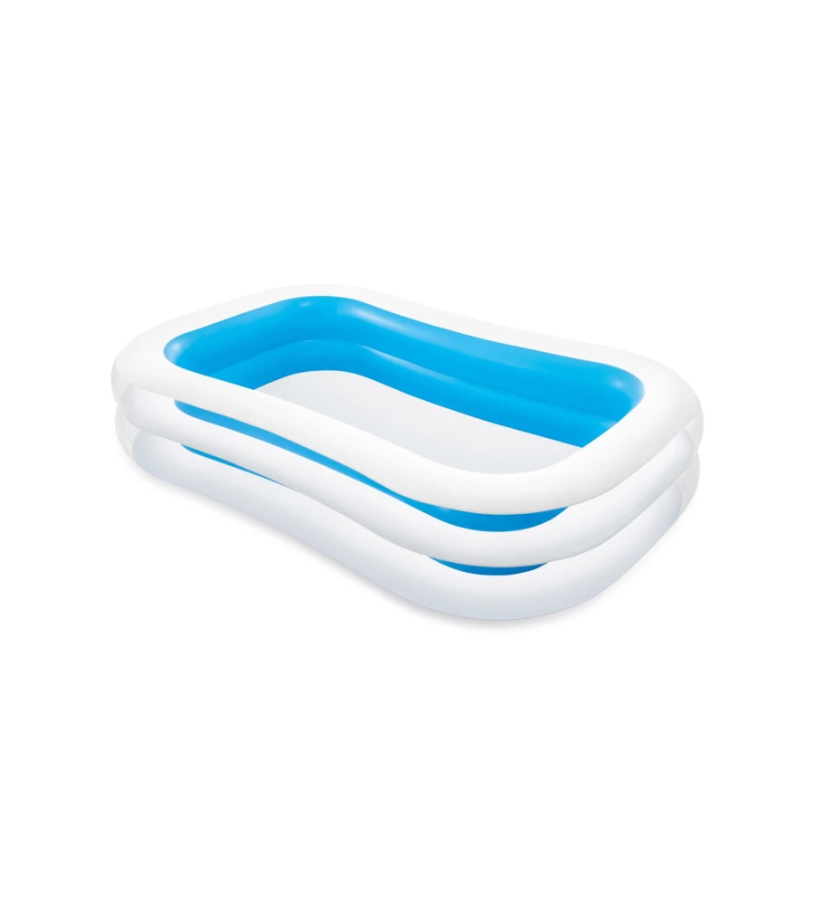 Piscina gonfiabile rettangolare per bambini intex "family" 262x175x56 cm