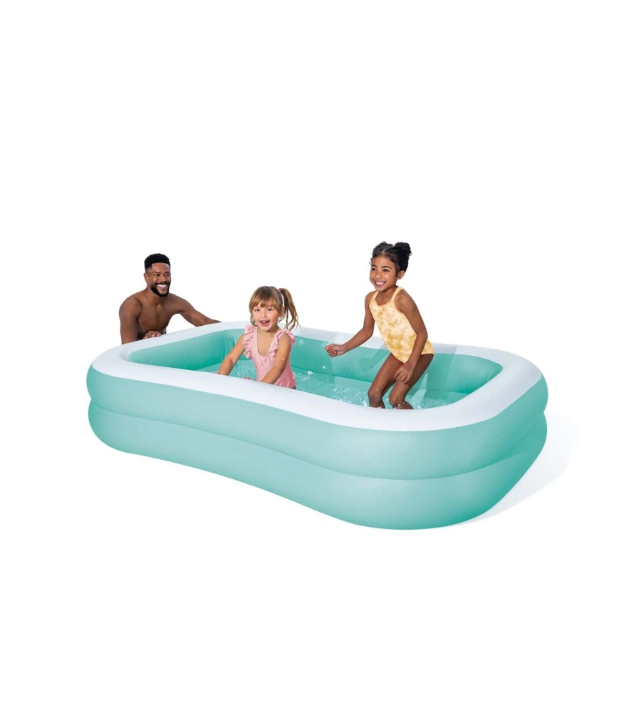 Piscina gonfiabile rettangolare per bambini intex "family" 229x152x48 cm