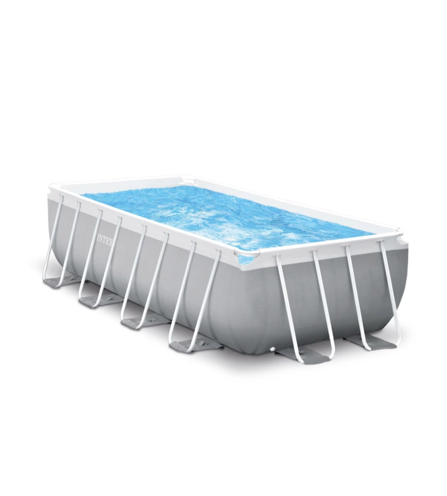 Piscina fuori terra rettangolare intex "prisma frame" 400x200x100 cm