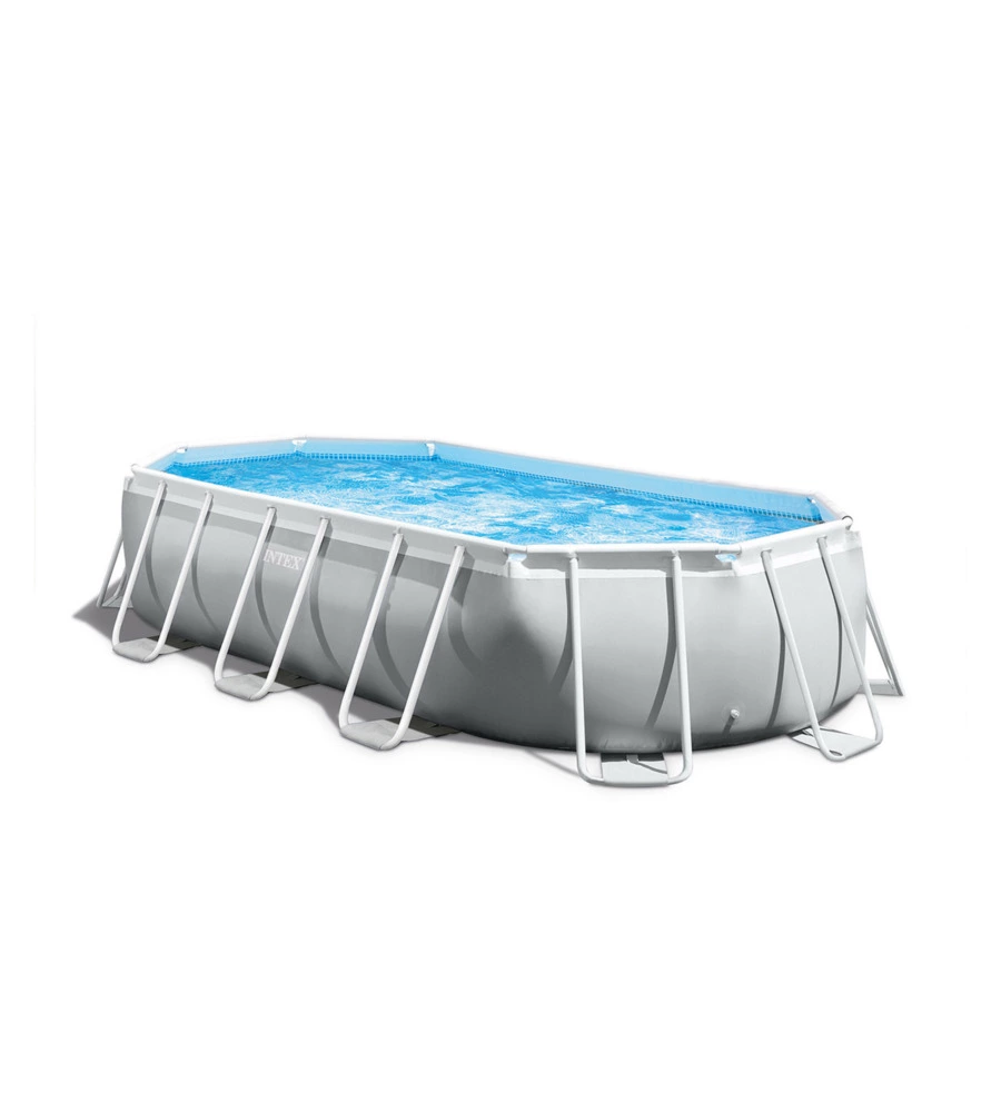 Piscina prisma ovale 503x274x122 cm con pompa filt