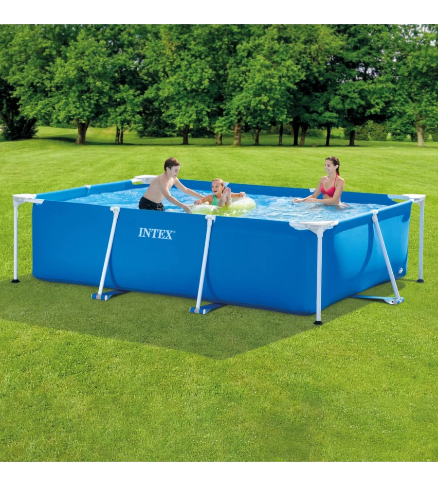 Piscina fuori terra rettangolare intex "rectangular frame" 300x200x75 cm