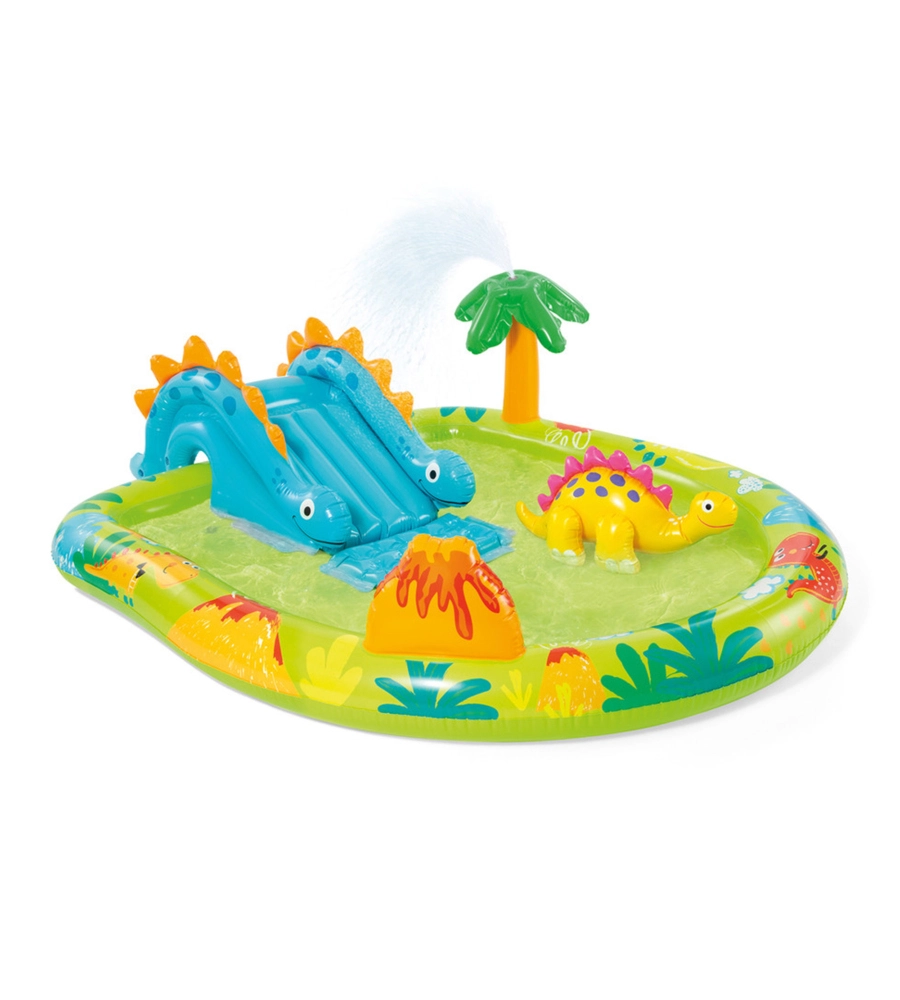 Gioco gonfiabile intex "play center dinosauri" 191x152x58 cm