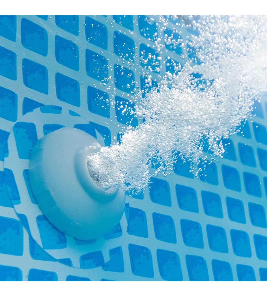 Pompa filtro a sabbia con generatore salino di cloro intex "krystal clear" 7900 l/h per piscina