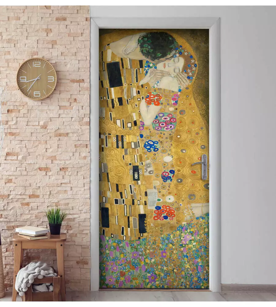 Rivestimento per porta in vinile fantasia "klimt", 210x83 cm