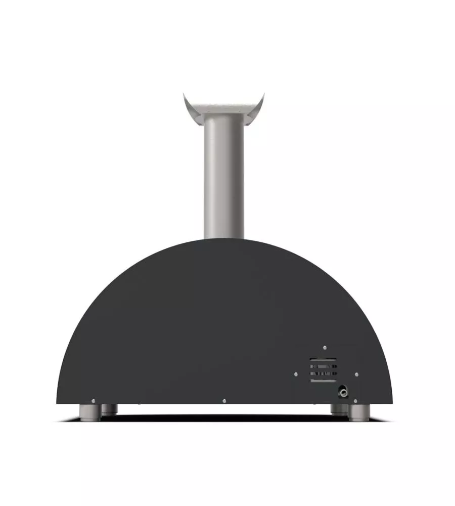 Forno pizza a gas alfa "moderno" colore nero 2 pizze