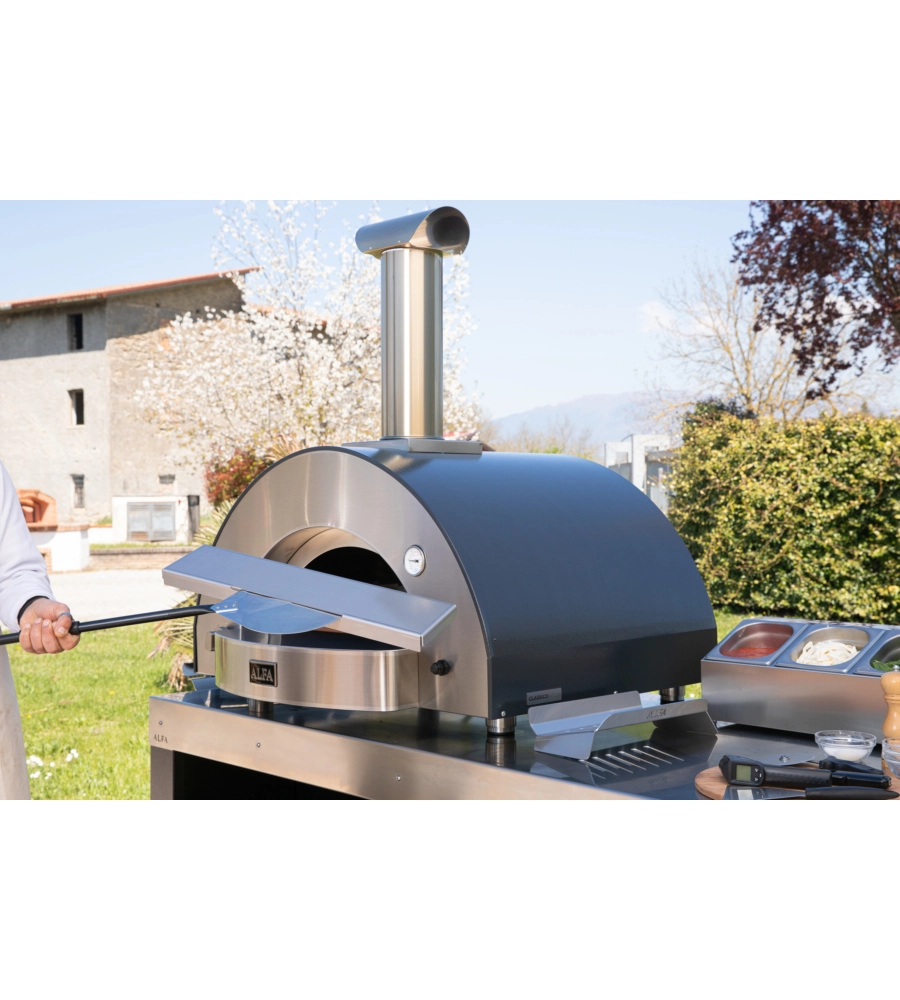 Accessorio alfa "kit hybrid" per forno classico e moderno 2 pizze