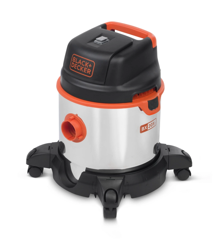 Bidone aspira solidi e liquidi black+decker "bxvc20xe" 1400 w, capacitÀ 20 litri