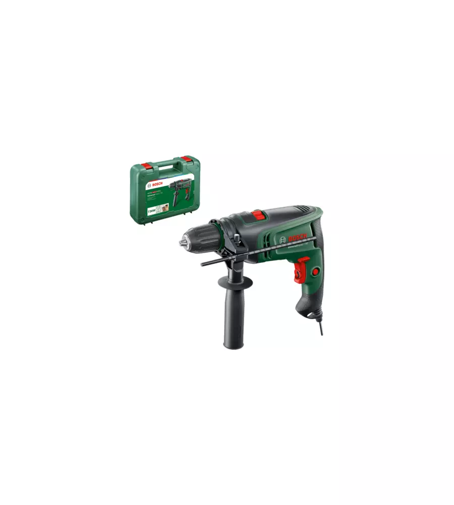 Trapano battente a percussione bosch "universal impact 730", 730 w