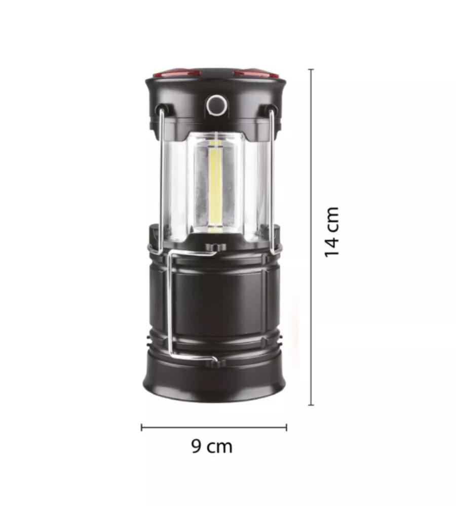 Lanterna led ricaricabile da campeggio, 5 w