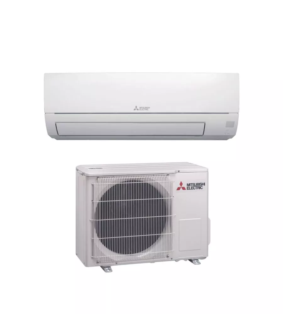 Climatizzatore caldo freddo mitsubishi linea smart serie m pompa di calore "mszhr35vfe1kit" monosplit e unitÀ esterna 12000 btu