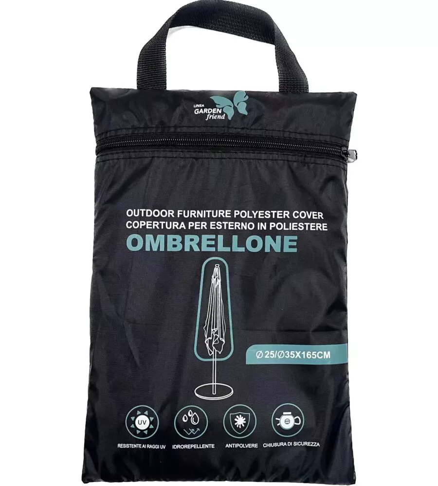 Telo di copertura garden friend per ombrellone 25/35x165 cm