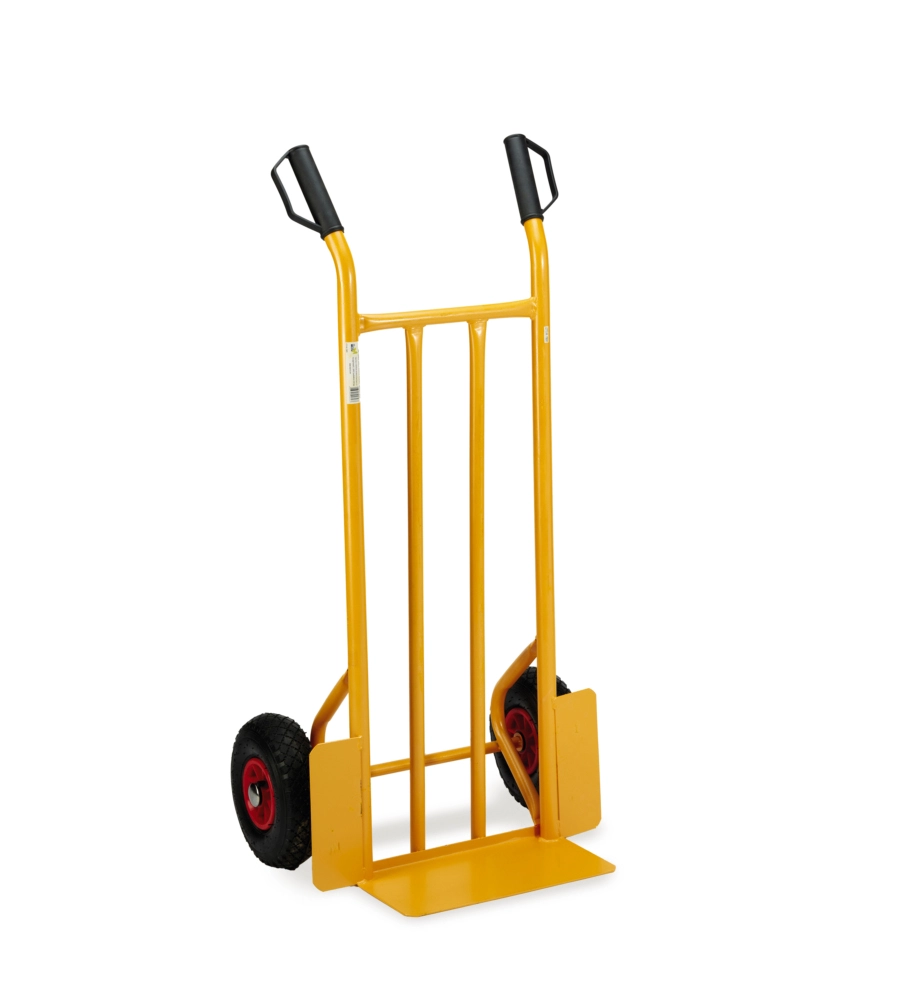 Carrello trasporto garden friend in acciaio portata 300 kg 61x48x120 cm