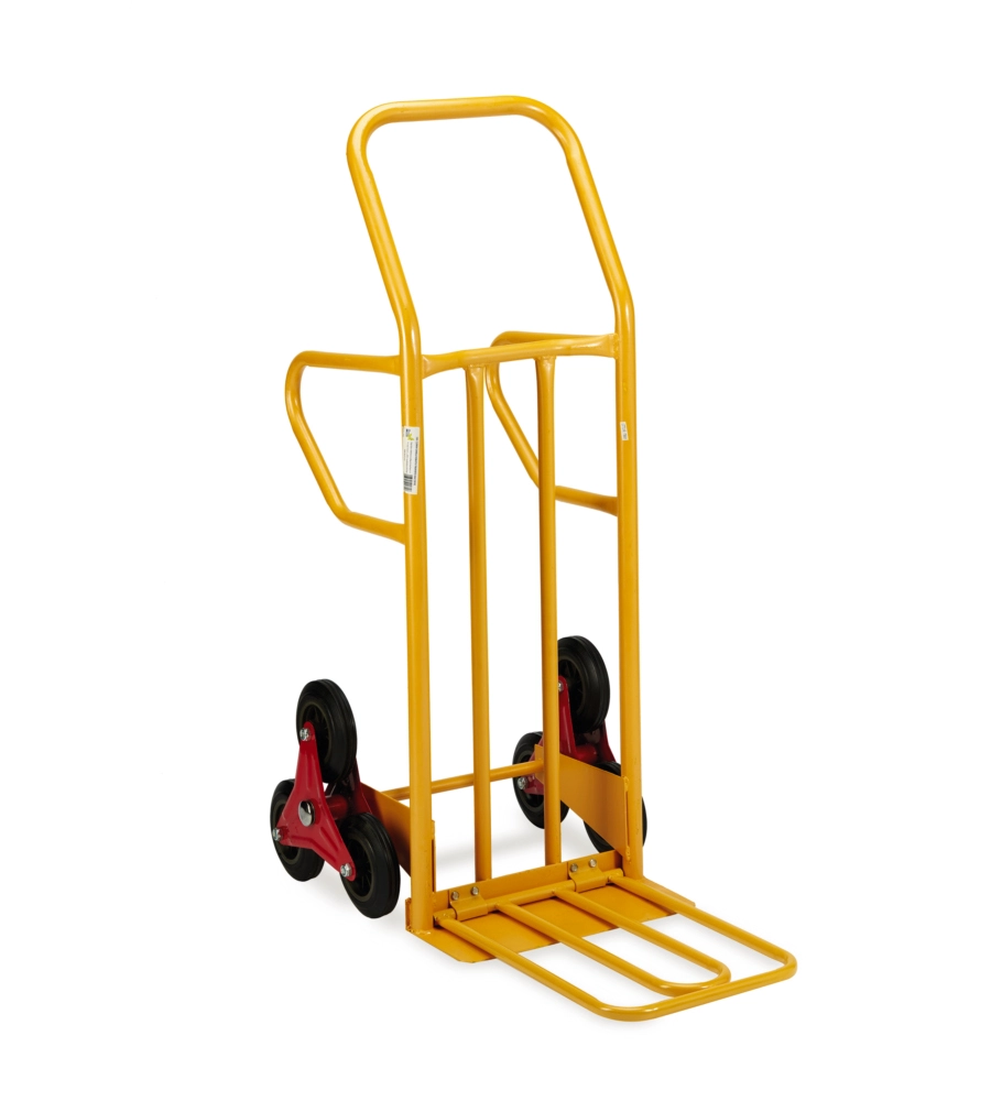 Carrello saliscale garden friend in acciaio portata 250 kg 56x80x123 cm