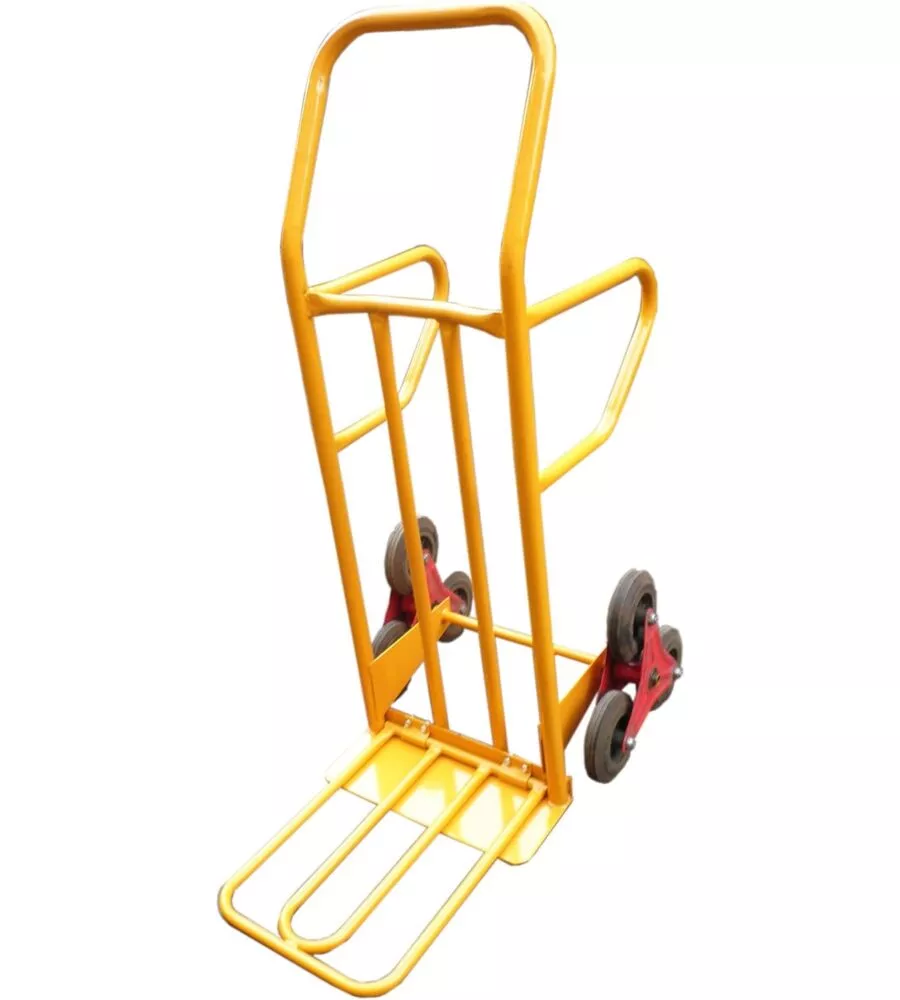 Carrello saliscale garden friend in acciaio portata 250 kg 56x80x123 cm