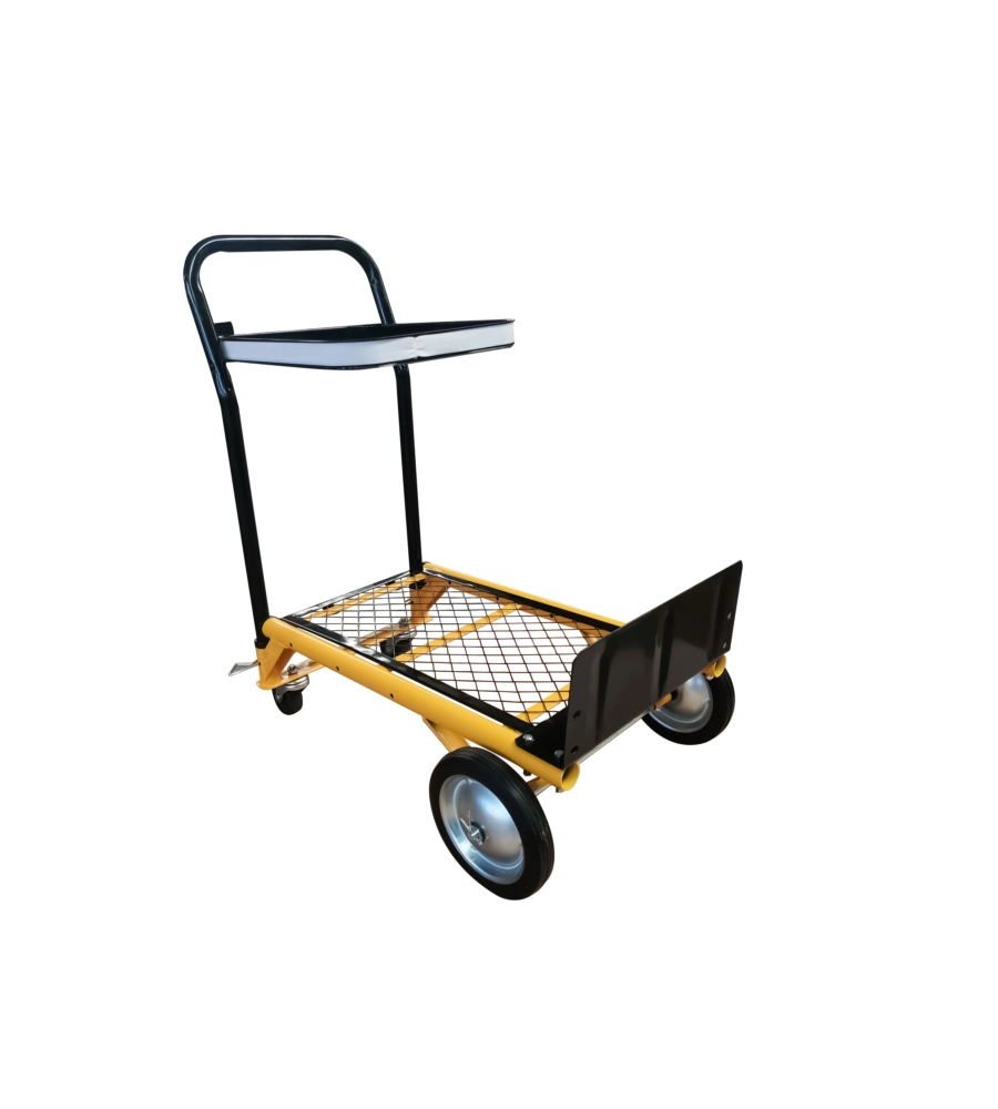 Carrello multifunzione garden friend in acciaio portata 45 kg 99x38x31 cm