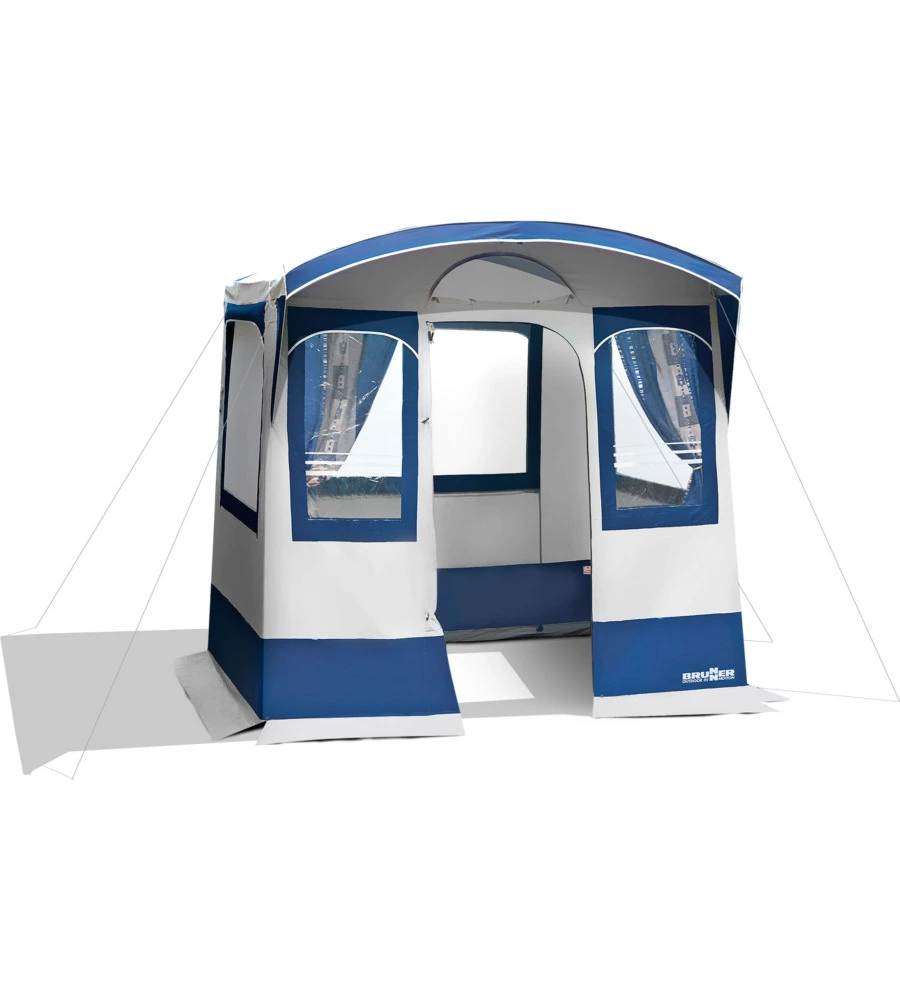 Tenda cucina da campeggio con tetto arcuato brunner "camp inn" 220x160x195/220 cm