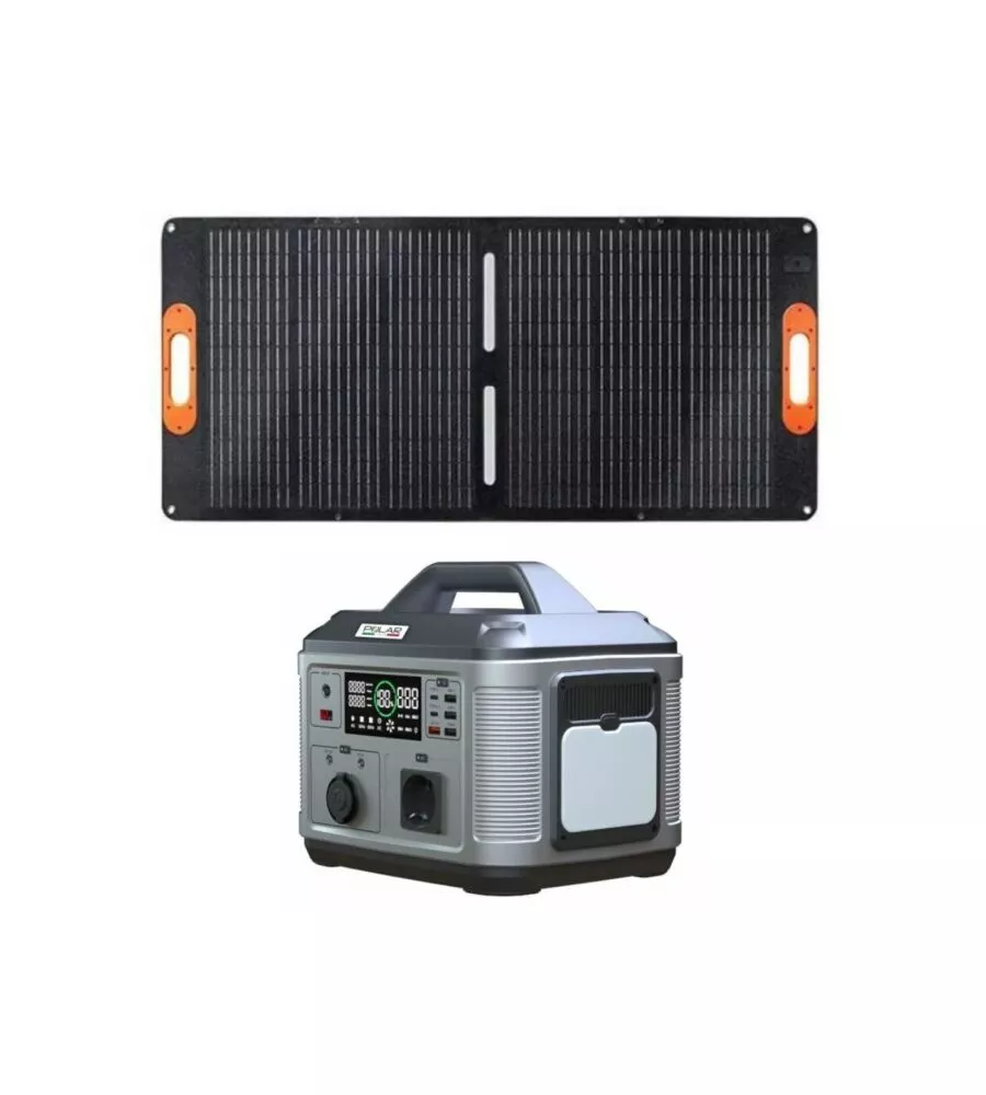 Kit power polar station 700 w e pannello solare  100 w