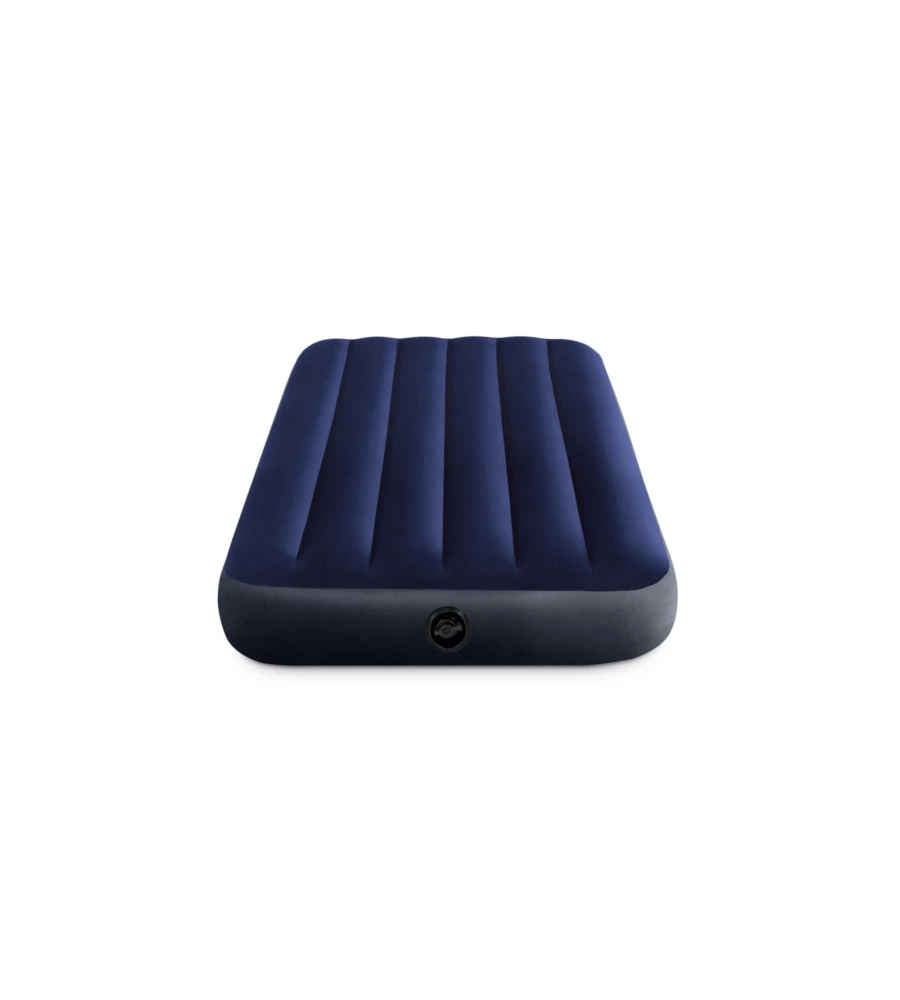 Materasso singolo gonfiabile intex "airbed dura-beam standard classic downy" blu 99x191x25 cm