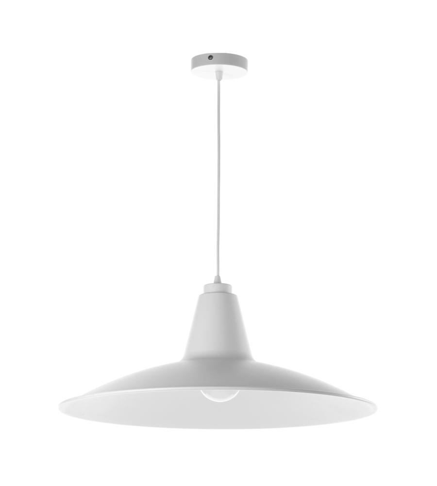 LAMPADARIO ONLI "SOMBRERO" BIANCO DIAMETRO 65 CM, E27