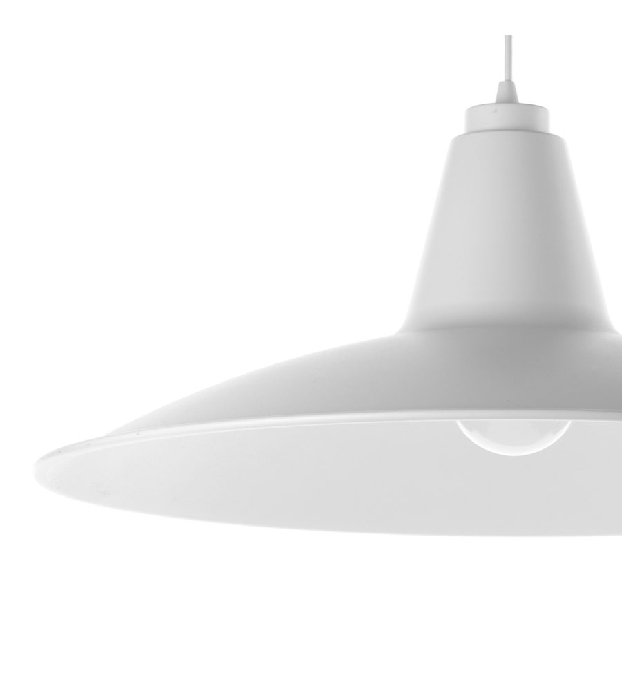 LAMPADARIO ONLI "SOMBRERO" BIANCO DIAMETRO 65 CM, E27