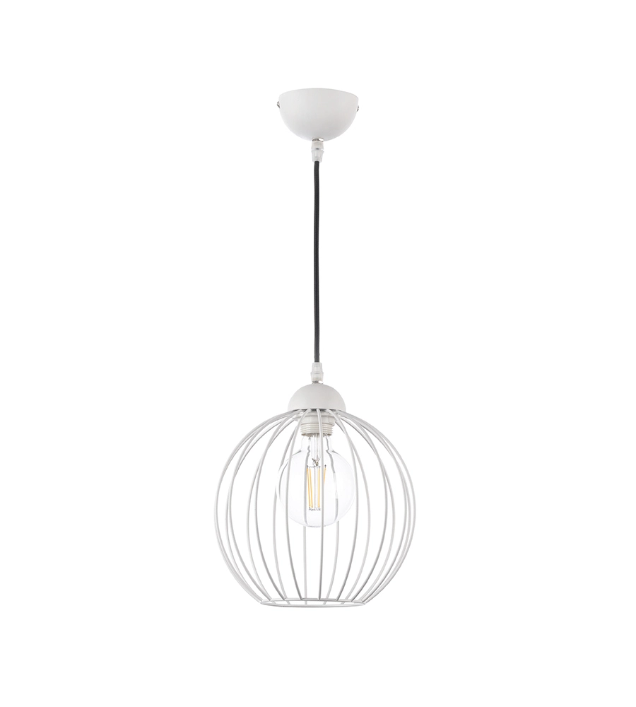 Lampadario onli "melone" bianco 1 luce, e27