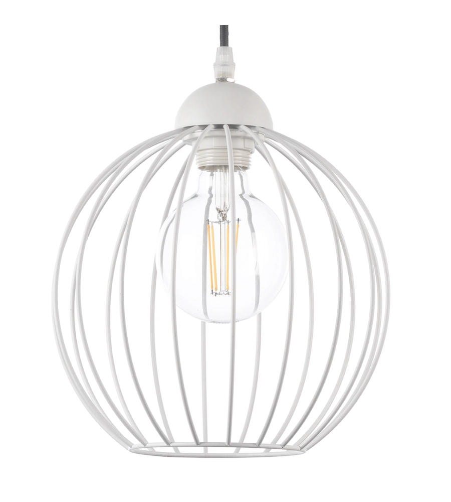 Lampadario onli "melone" bianco 1 luce, e27