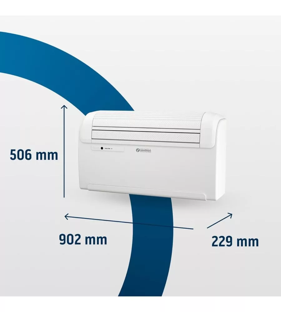 Climatizzatore olimpia splendid pompa di calore 'unico art 12 sf cva' monosplit e senza unit esterna 9000 btu - cod. 02121